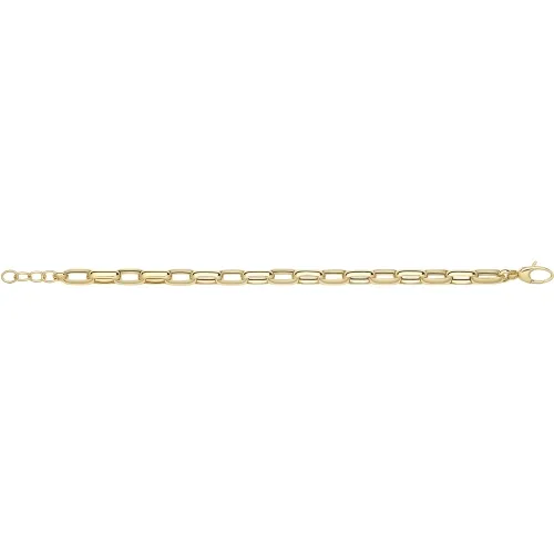 9ct Yellow Gold Hollow Bracelet 8.10g
